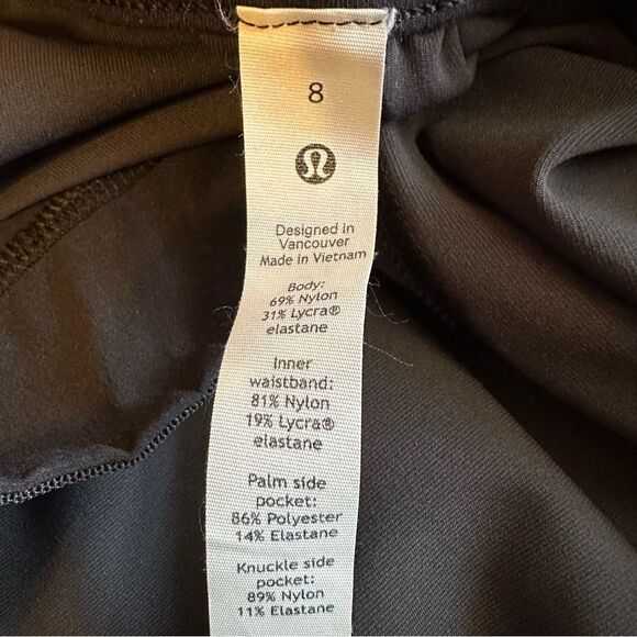 Lululemon Keep Moving Pant 7/8 High-Rise Incognito Camo Multi Grey Size 8 - Picture 9 of 15